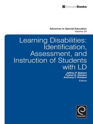 cover image of Advances in Special Education, Volume 24